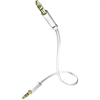 In - Akustik 0.75m 3.5mm câble audio 0,75 m 3 x RCA Blanc