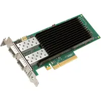 Intel NIC/PCiE, up to, 2 x SFP28, Bulk (PCIe), Carte réseau, Vert, Argent