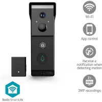 Nedis Smartlife Wificdp31bk Full Hd 1080p Video Intercom Clair