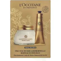 L'Occitane Immortelle Pro Youth Shea Hand Cream & Body Coffret