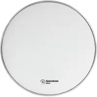 SpareDrum M3W10 Peau 10" Mute 3 Plis Mesh Silencieuse Blanc