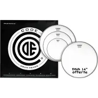 Code Drum Heads Tom Pack DNA Sablée Fusion 10/12/14 + CC 14" DNA Sablée