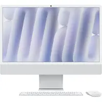 Apple iMac 24" M4 CPU 8 coeurs GPU 8 coeurs 16 Go RAM 256 Go SSD Silver + Clavier numérique