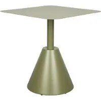 White Label Bistro Table Fabby Green (70 x 70 x 76 cm)