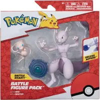 Pokémon Mewtwo & Mew Figure & 10 Cm 5 Cm 2 Units Rose