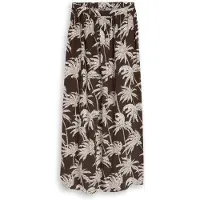 Tom Tailor DENIM Jupe beige foncé / marron / blanc