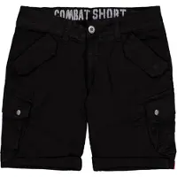 Alpha industries Pantalon cargo 'Combat' noir / blanc