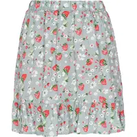 Mymo Jupe vert / vert pastel / rouge / blanc cassé