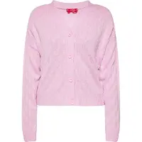Swirly Cardigan rose clair