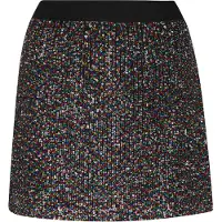 Mymo Jupe vert / rouge / noir / argent