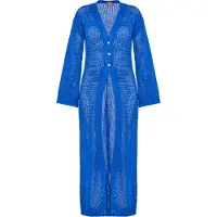 Mymo Cardigan oversize bleu cobalt