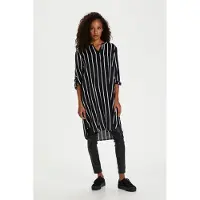 Kaffe Robe 'Marana' noir / blanc