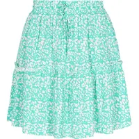 Mymo Jupe turquoise / blanc