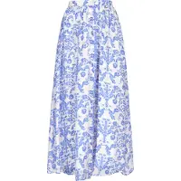 Dreimaster Jupe 'Vintage' turquoise / blanc