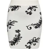 Ebeeza Jupe noir / blanc cassé