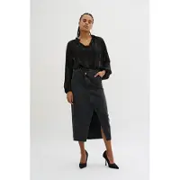 My Essential Wardrobe Jupe 'Louis' noir denim