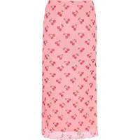 Mymo Jupe 'Spring Summer' vert / rose / rouge