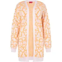 Swirly Cardigan orange