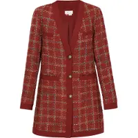 IZIA Blazer bleu / orange / rouge carmin