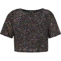 Mymo T-shirt bleu / vert / noir