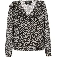 Faina Chemisier crème / noir