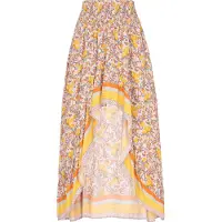 Usha Jupe 'Festival Look' opal / bleu pastel / jaune / orange
