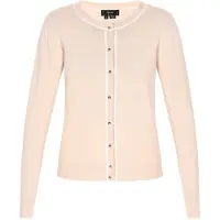 Faina Cardigan nude / blanc