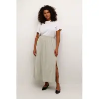 KAFFE CURVE Jupe vert pastel