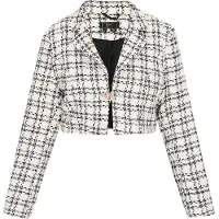 Faina Blazer 'Fashion Look' noir / blanc