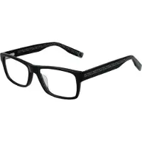 FILA Lunettes de soleil homme - - Noir brillant - Acétate - Rectangulaire - 52 mm - Classique - Adulte - 145 mm - 15 mm
