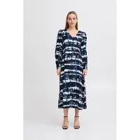 Ichi Robe 'Variel' bleu nuit / bleu roi / blanc