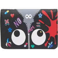 Mymo Porte-monnaies 'Pop Eyetheme' gris / rouge / noir / blanc