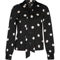 Faina Chemisier beige clair / noir