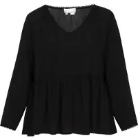 Usha Chemisier 'Everyday Fashion' noir