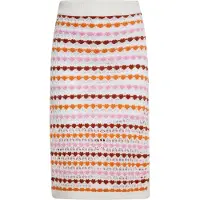 Ebeeza Jupe orange / rose clair / bordeaux / blanc cassé