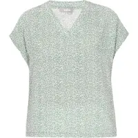 Usha Chemisier vert pastel / blanc