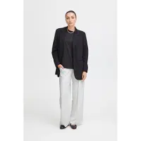 Ichi Pantalon à pince 'KATE' crème