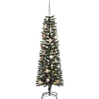 vidaXL Sapin de Noël artificiel Vert 150 cm PVC, plastique et acier