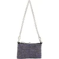Faina Sac à bandoulière or / violet / noir