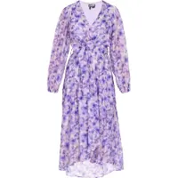 Dreimaster Robe violet clair / poudre / blanc