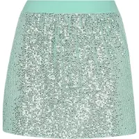 Mymo Jupe 'Evening' turquoise / argent
