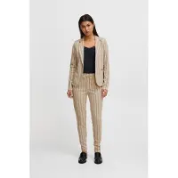 Ichi Blazer 'RUTI' beige foncé / beige chiné
