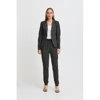 Ichi Blazer 'IH RUTI' gris foncé / blanc