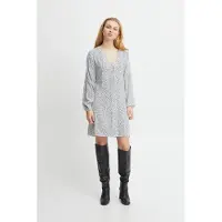 Ichi Robe-chemise 'IHVera' noir / blanc