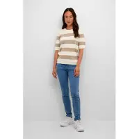 Kaffe Pull-over 'KAMala' beige / beige foncé