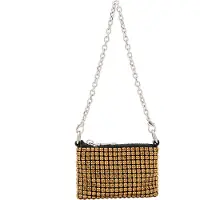 FELIPA Sac bandoulière or / noir