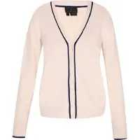 Dreimaster Klassik Cardigan nude / noir