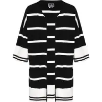 Dreimaster Maritim Cardigan noir / blanc