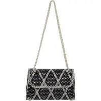 Faina Sac à bandoulière gris basalte / noir