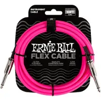 Ernie Ball Câbles Instrument Flex Jack/jack 3M Rose